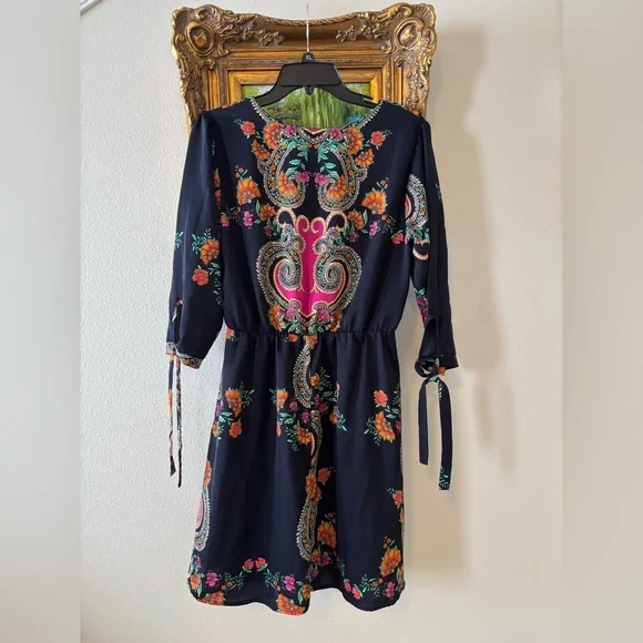 Everly Paisley Multicolor Dress - Picture 5 of 6